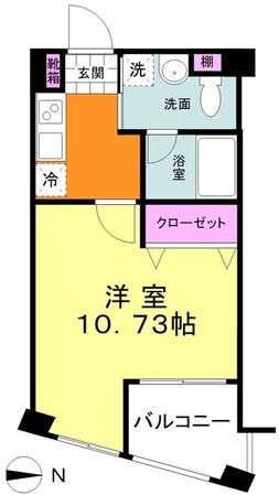 グランドゥール日吉の物件間取画像